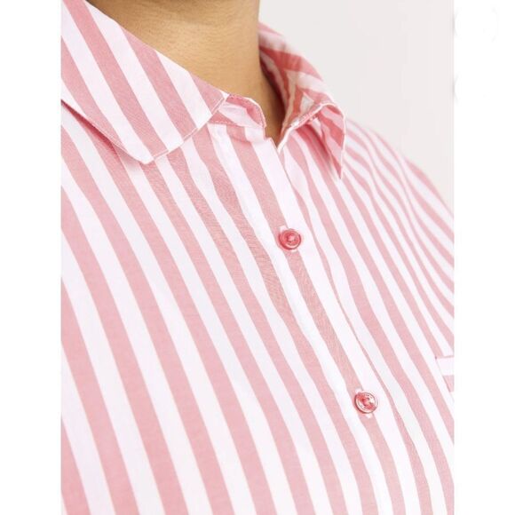 Silky Soft Woven ¾ Sleeve Notch Collar Top and Boxer Shorts Pajama Set Size S - Picture 8 of 10